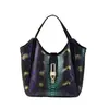 Bolso Cubo de Moda 2026, Bolso de Hombro de Lujo Ligero con Patrón de Serpiente, Gran Capacidad, Simple y Elegante, Versátil Bolso de Cuero Suave para el Hombro
