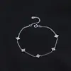 Pulsera de Plata de Ley S999 Trébol de Cuatro Hojas Estilo Girly de Instagram Diseño de Lujo Simple Accesible Moda Pulsera de Cinco Flores Tendencia al por Mayor