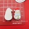 Desenho Animado Brilhante Papai Noel Floco de Neve Rena Sino Caixa de Presente Acessórios de Resina DIY Capa de Celular Grampo de Cabelo Enfeites Adesivos