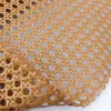 Malha de Rattan Multicor Plástico PE Olho Gala Malha de Rattan Tapete de Rattan Malha de Rattan Seis Buracos Octogonais Material Saúde e Proteção Ambiental Qualidade de Exportação