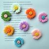 Mini Margarita DIY Pasador Accesorios para el Cabello Accesorios Funda para Teléfono Móvil Flores Pasador Colorido Decoración Hecha a Mano Materiales