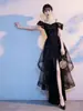 Vestido de Noche para Mujer, Estilo Largo, Elegante para Banquetes, Sociales, Estudiantes, Ceremonias de Mayoría de Edad, Estilo de Tirantes, Fiestas de Cumpleaños, Anfitriona, Vestido de Princesa