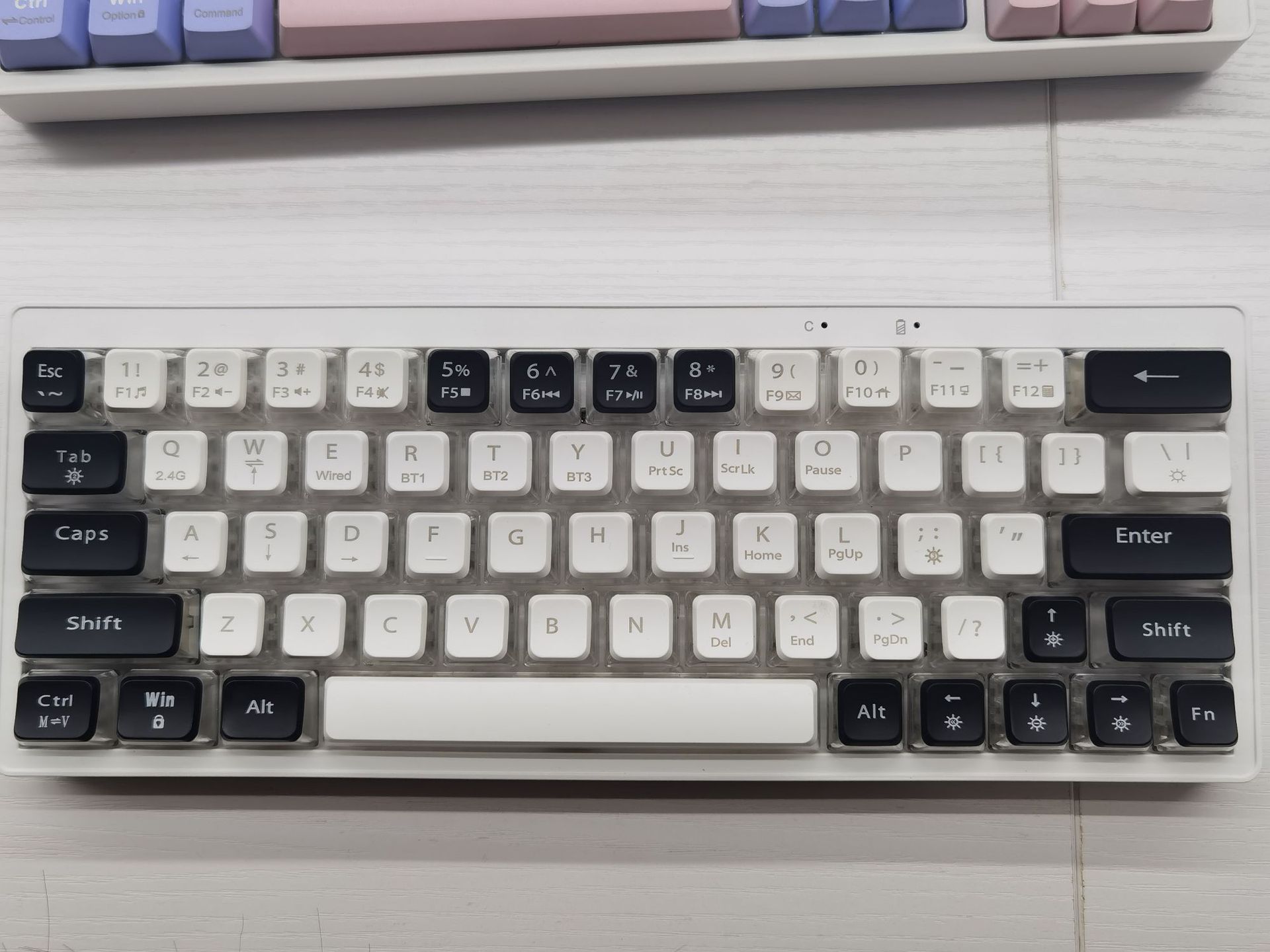 ZA63白黑布丁双拼