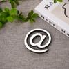 Aliexpress Popular 10cm Plata 3D Adhesivo Espejo Acrílico Letra Inglesa Combinación Espuma Eva Adhesivo Decorativo