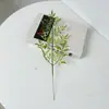 Rama Artificial Única y Multirrama de Nandina, Planta Verde Falsa para Decoración de Sala de Estar y Centro Comercial, Paisajismo, Adorno de Pie y Accesorio para Fotografía