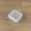 Caja de almacenamiento de plástico cuadrada multimodelo con tapa, partes transparentes, herramientas pequeñas, caja de embalaje a prueba de polvo, caja de muestra al por mayor