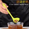 Fabricante en stock, cuchara de sopa de mango largo de silicona antiadherente integrada de tamaño pequeño, suministros de catering, cuchara, utensilios de cocina, cuchara