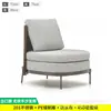 Estilo Nórdico Sofá Cadeira de Rattan para Lazer ao Ar Livre Combinação de Sofá para Pátio Externo Varanda Clube Mobiliário de Exterior