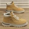 Botas Martin para hombre, otoño, estilo británico, estilo retro, caña alta, zapatos de trabajo, plataforma combinable, deportivas, informales, botines