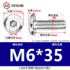 Tornillos hexagonales avellanados de acero inoxidable 304, cabeza plana, borde biselado, tornillos hexagonales para muebles M3M4M5M6M8