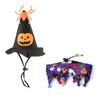 Sombrero bufanda traje de Halloween fabricantes transfronterizos patrón de calavera capa de gato sombrero traje joyería