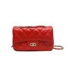 2026 Nuevo Bolso de Hombro Texturizado para Mujer, Bolso de Mano con Cadena de Rombos, Bolso Cruzado Sencillo, Bolso Cuadrado Pequeño Versátil y de Moda