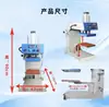 Prensa Neumática Automática de Transferencia Térmica para Mochilas, Zapatos, Etiquetas de Cuello, Máquina de Fotos, Máquina para Estampar Logos, Máquina de Planchado con Strass para Bricolaje