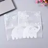 Pe Elefantito Bolsa de Empaque para Ropa Infantil Bolsa Auto-Sellante para Toallas Leggings Medias Ropa Interior Camiseta Ropa Bolsa con Cremallera Mayoreo