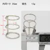 Acessórios para calendário de mesa atacado anel triplo de metal anel de encadernação 30MM calendário diy fivela de folha solta 3 furos em estoque
