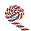 Fornecimento Exclusivo Transfronteiriço 10m em Estoque Corda de Algodão Colorida de Três Fios 6mm Corda Torcida para Macramê Corda de Cor Mista para Artesanato DIY