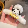 Pinza de Pelo de Felpa para Otoño e Invierno para Mujer, Pinza de Pelo Grande Linda con Diseño de Oso y Conejo, Pinza de Tiburón para Peinados Recogidos, Accesorio de Pelo Grande