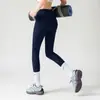 Calça de Yoga Feminina Cintura Alta Levanta Bumbum Cintura de Gel Pêssego Tamanho Grande Justa Calça Fitness Calça Esportiva de Micropressão Leggings para Corrida