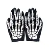 Guantes de Calavera para Halloween Fiesta de Graduación Fantasma de Terror Esqueleto Fantasma Guantes Accesorios de Disfraz para Actuación del Día del Niño