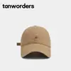 Boné de beisebol simples e versátil bordado com a letra R para mulheres, boné casual de copa macia estilo coreano que faz o rosto parecer menor, boné de aba curta da moda do Instagram