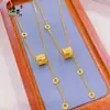 Tienda de Oro Mismo Estilo Oro Arena Oro Brillante Escama de Dragón Cintura Pequeña Cadena de Clavícula Versátil Cadena Deslumbrante para Clavícula Joyería Versátil de Lujo Ligero
