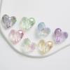 Cadena para teléfono móvil hecha a mano con cuentas de acrílico, accesorios de joyería, con forma de estrella de cinco puntas, transparente y colorida, con sección UV