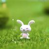 Chen Jun artesanato fábrica musgo micro paisagem ornamentos amor orelhas grandes coelho DIY montagem pequenos ornamentos