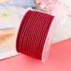 Cuerda Redonda Pequeña Línea No Trenzada DIY Hecho a Mano Collar Trenzado Pulsera Colgante Línea Collar Colgante Joyería Cordón