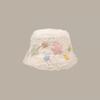 Sombrero de pescador de felpa dulce estrella de Corea del Sur para mujer invierno engrosado cálido protección para las orejas sombrero de cuenca femenino suave glutinoso combinable que hace ver el rostro pequeño
