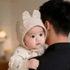 Chapéus para bebês e crianças pequenas para primavera e outono, toucas de bebê fofas que protegem a moleira para meninos e meninas, gorros quentes e à prova de vento para bebês de poucos meses no inverno