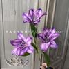 Impressão 3D lírio pequeno Hemerocallis lírio casa nórdica decoração suave arranjo de flores de casamento salão de casamento flores artificiais