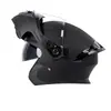Capacete Revelador Capacete de Motocicleta Outono e Inverno Quente Capacete Fechado Masculino e Feminino Capacete de Lente Dupla Capacete Fechado Pedal para Todas as Estações