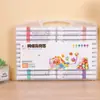 Set de Marcadores Acrílicos Suministros de Pintura para Niños Punta Suave Doble Punta Pigmento Opaco para Graffiti Bolígrafo de Acuarela Caja de Regalo
