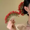 Grampo de Cabelo Flor Resina Super Fada Moda Simples Nicho Pequeno Fresco Personalizado Moda Doce Versátil Acessórios de Cabelo para Mulheres