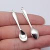 54X11Mm 3g Multicolor Retrô DIY Acessórios de Joalheria Pingente Colher Colher de Mesa Pingente