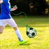 Fútbol Patear Pelota Control Práctica Entrenamiento Auxiliar Pelota de Fútbol Retorno Rebote Entrenador Red Pato Fútbol Pelota que Rebota Red de Entrenamiento Pato