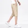 Pantalones Casuales de Verano de Gama Alta para Hombre, Corte Delgado, Modernos, Lujo Ligero, Elásticos, Versátiles, Pantalones Rectos Frescos