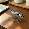 Pente de Cabelo Alto Fofo para Outono e Inverno para Mulheres 2026 Novo Estilo Pente de Inserir Grampo para Franja Testeira Acessório de Cabelo para Fixar Fios Soltos com Acabamento de Alto Padrão