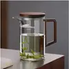 Taza de justicia separadora de té y agua en forma de media luna con filtro integrado, taza de media luna, gran capacidad, juego de té de vidrio transparente, taza de justicia