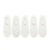Calcetines de punto casuales para mujer de primavera-verano, calcetines blancos, calcetines invisibles de color liso, calcetines tobilleros blancos, calcetines cortos de malla transpirables antideslizantes para mujer