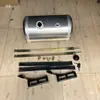 El Camión Tianlong J6 Auman Shaanxi Automobile Está Equipado con un Tanque de Combustible de Aleación de Aluminio y un Tanque de Combustible para Calentador de Estacionamiento Diésel