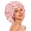 Amazon Explosiones Paté Lazo Cinta Seda Imitación Ala Ancha Ducha Lunar Gorro Belleza Peluquería Diadema Gorro de Noche Grande