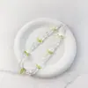 Nueva Cadena de Teléfono Móvil Estilo Ins Oso de Cristal Tulipán Original DIY Cadena de Cordón para Teléfono Móvil Colgantes Adornos