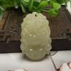 Colgante de jade Han Han del zodiaco suministro de mayoreo Taobao TikTok Jade Hetian imitación verde blanco zodiaco hombres y mujeres colgante pequeño