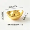 Mini Lingotes de Oro Pequeños de Aleación Venta al por Mayor Adornos para Adoración Lingotes de Oro Sólido Cornucopia Latón Recipiente de Arroz Accesorios Accesorios Ladrillos de Oro