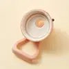 Diseño de Tapa de Vaso Xiaodu de Grado Alimenticio con Cierre, Tapa de Apertura con un Clic, Asa Redondeada para Facilitar el Transporte, Tapa Roscada para Estanqueidad y Sin Fugas