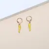 Pendientes de Gota de Aceite de Chile Coloridos Transfronterizos Europeos y Americanos, Pendientes de Lujo Ligero de Gama Alta, Accesorios para Orejas de Bricolaje a la Moda y Personalizados para Mujeres