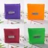 Bolsa de protección ambiental LOGO bolsa de compras de gran capacidad plegable portátil bolso de mano para supermercado bolsa impermeable para comestibles