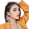 Peruca Colorida Cabelo Longo Feminino Mechas Gradientes Invisível Natural Cabelo Liso de Uma Peça Cabelo Curto Tintura de Cabelo na Orelha
