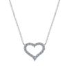Collar de Plata Esterlina S925 con Moissanita para Mujer Forma de Amor de la Familia T Cadena Clavícula Directo de Fábrica Cadena para el Cuello de Alto Nivel